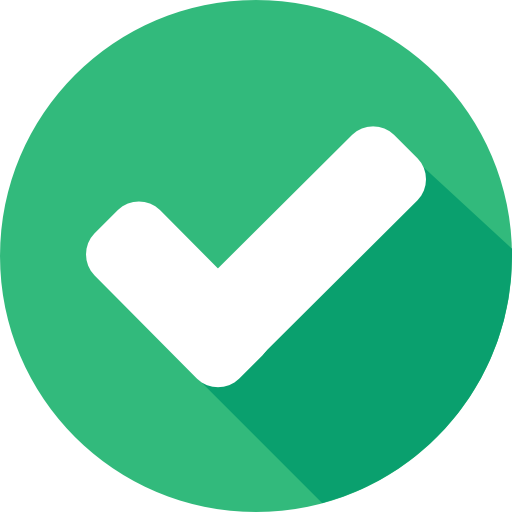 Icon showing a checkmark